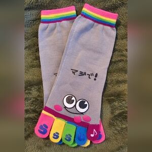 Funny Novelty Socks Toe Socks for Women